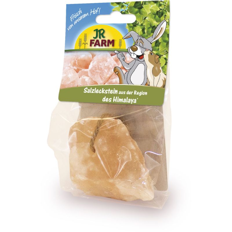 JR Farm Himalaya Salt Licking Stone Πέτρα Από Αλάτι Ιμαλαΐων Σε Μορφή Πλάκας 80gr. JRF.05304